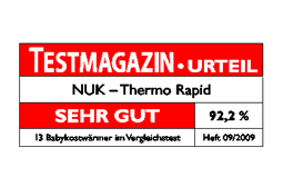 [Translate to czech:] Germany 2009: Very Good – NUK Baby Food Warmer  Thermo Rapid
