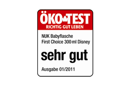 [Translate to czech:] Germany 2011: Very Good – NUK First Choice+ 300ml Bottle Disney