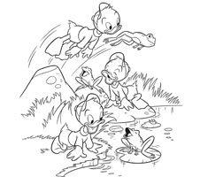 [Translate to czech:] Disney colouring page