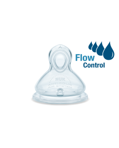 NUK First Choice+ savička Flow Control pro všechny druhy výživy 6-18 m.